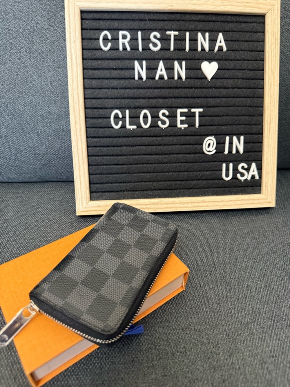 Louis Vuitton Graphite card holder